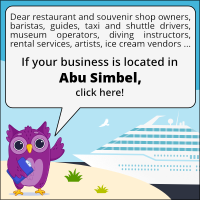 to business owners in Abou Simbel