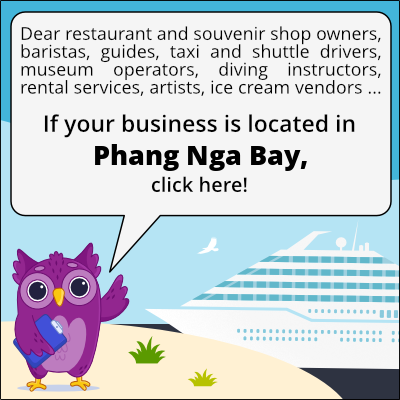 to business owners in Baie de Phang Nga