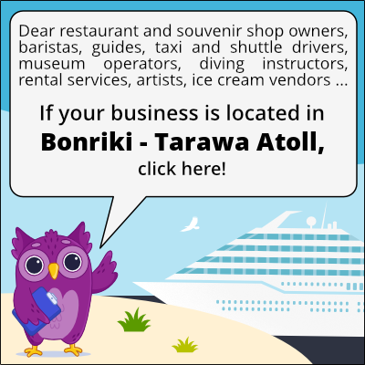 to business owners in Bonriki - Atoll de Tarawa