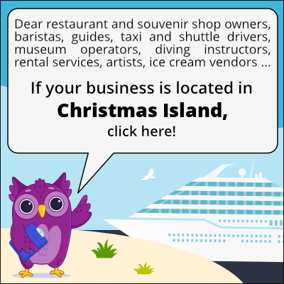 to business owners in Île Christmas