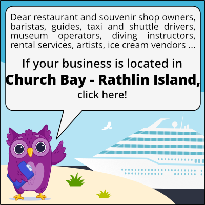 to business owners in Church Bay - Île de Rathlin