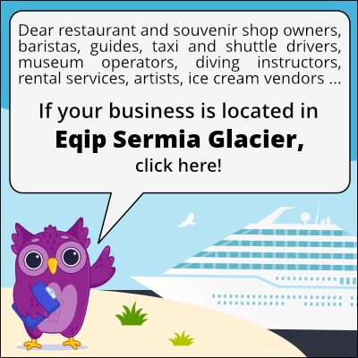 to business owners in Glacier Eqip Sermia