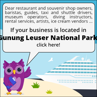 to business owners in Parc national de Gunung Leuser