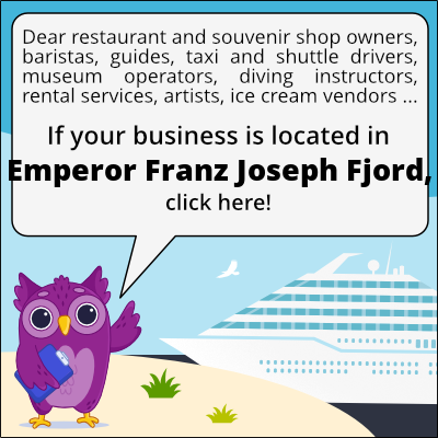 to business owners in Empereur François-Joseph Fjord