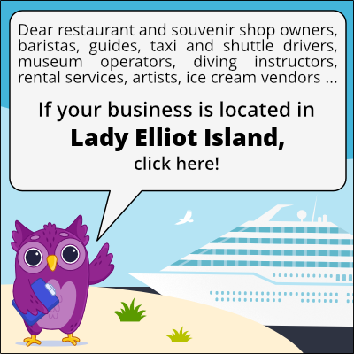 to business owners in Île de lady Elliot