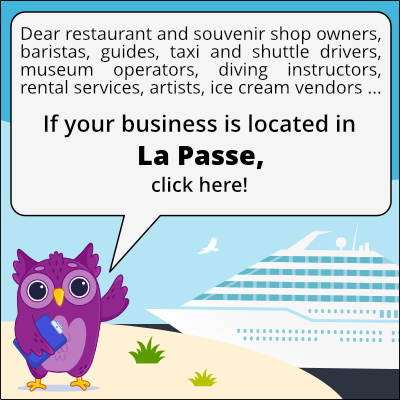 to business owners in La Passe