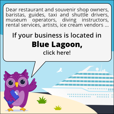 to business owners in Lagon bleu