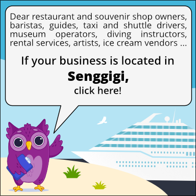to business owners in Senggigi