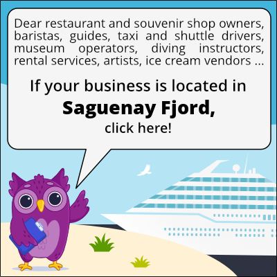 to business owners in Fjord du Saguenay