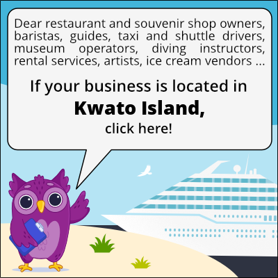 to business owners in Île de Kwato